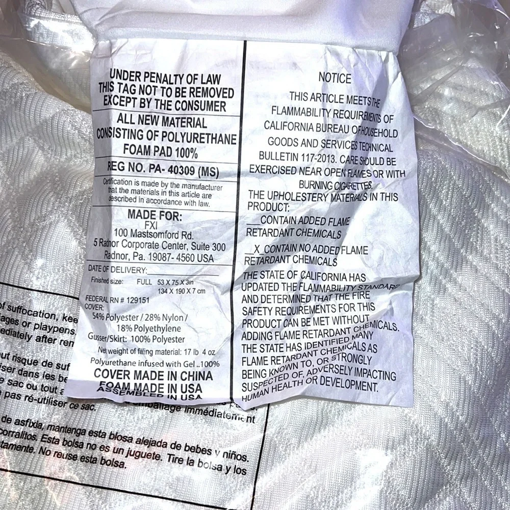 Mattress protector brand new